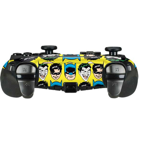 DC Comics Batman Vintage Character Pattern - Joker and Robin PlayStation Scuf Vantage 2 Controller Skin